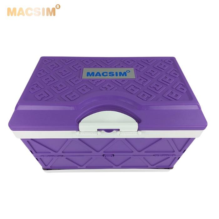 Hộp đựng đồ xếp gọn kích thước 50cm x 32cm x 31cm - hộp đựng đồ trong cốp ô tô nhãn hiệu Macsim 3W chất liệu PP cao cấp