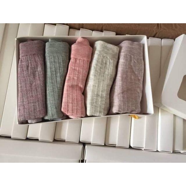 HỘP 5 QUẦN CHIP NỮ COTTON MUJI XUẤT NHẬT .