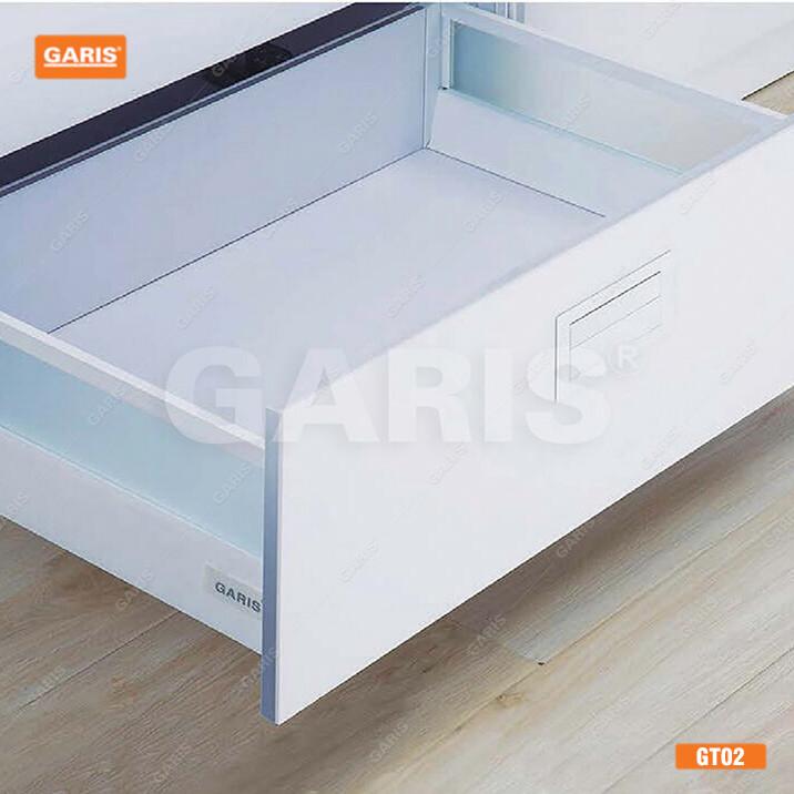 Ray hộp Tandembox 2 mặt thành cao vách kính Garis GT02.50