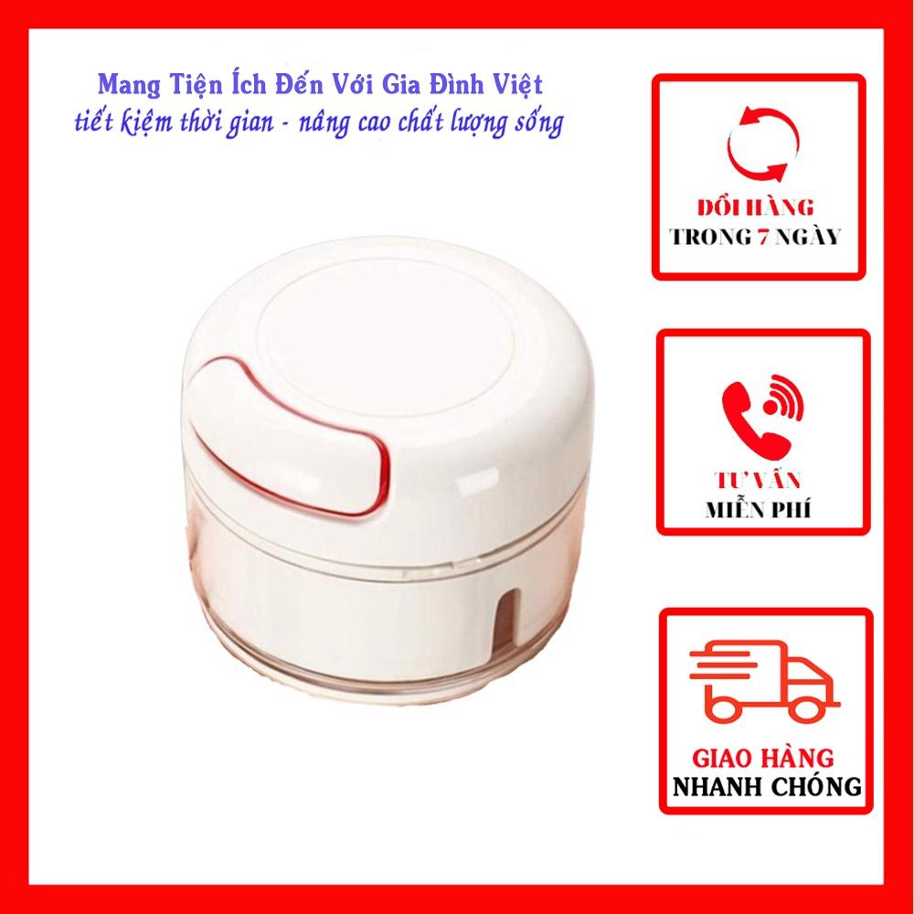 Dụng Cụ Xay Nghiền Tỏi Ớt, Rau Củ, Thịt Cá,… Bằng Dây Rút Thế Hệ Mới