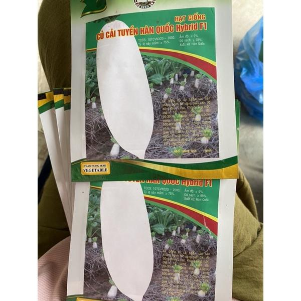 Hạt giống củ cải tuyển Hàn Quốc