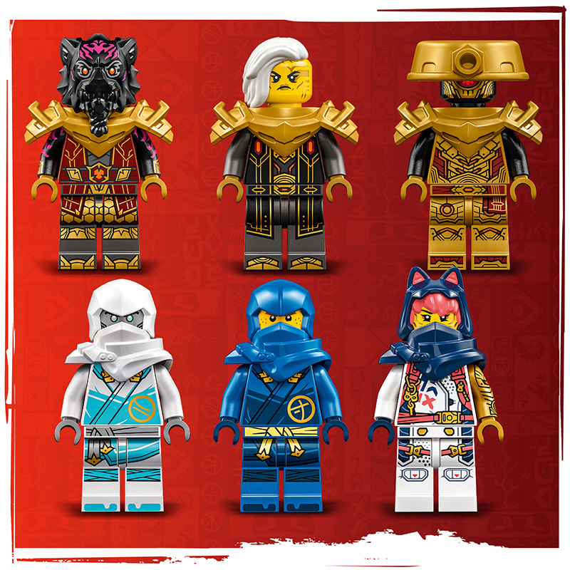 Đồ Chơi Lắp Ráp Rồng Nguyên Tố Đối Đầu Chiến Giáp Đế Vương Lego Ninjago 71796 (1038 chi tiết)