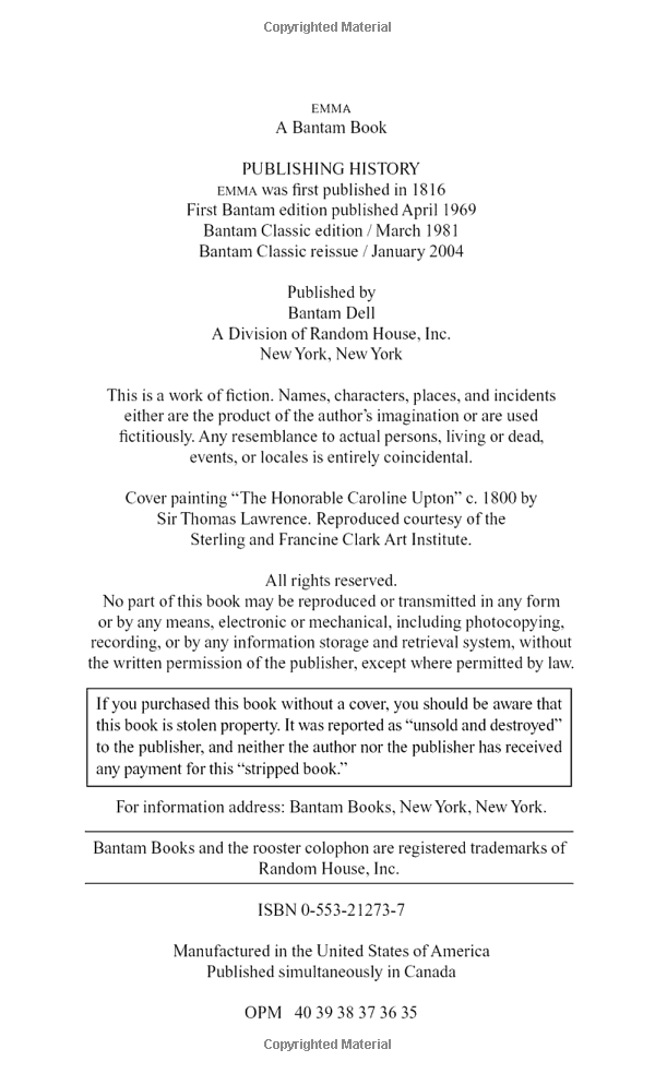 Sách ngoại văn: Emma