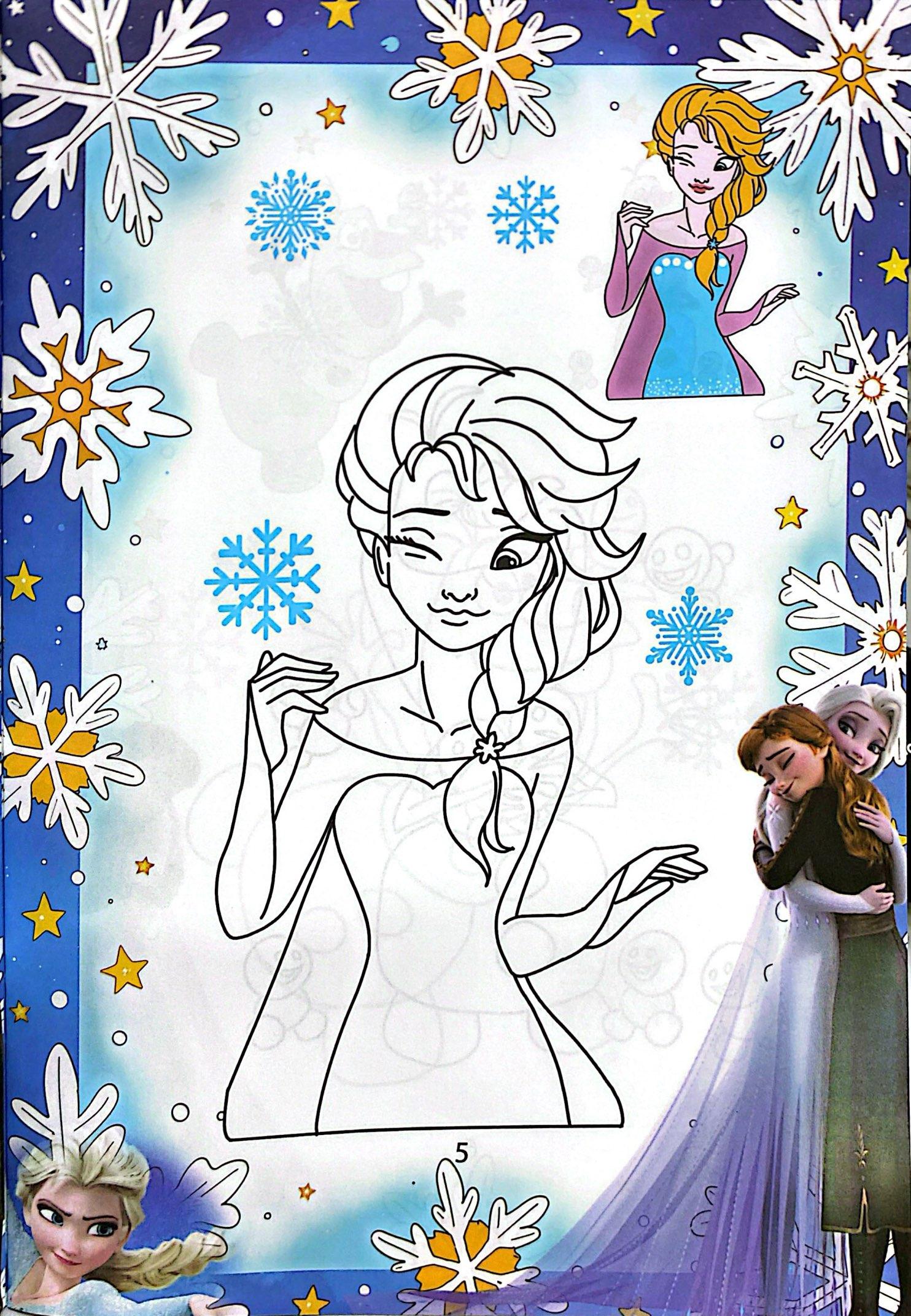 Sách - Công Chúa Elsa Và Những Bông Tuyết Trắng