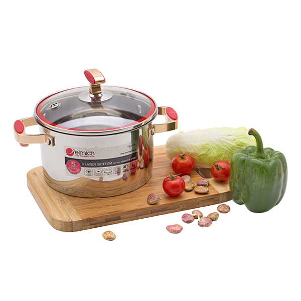 Xoong Elmich Inox 304 Red Velvet - 2355268