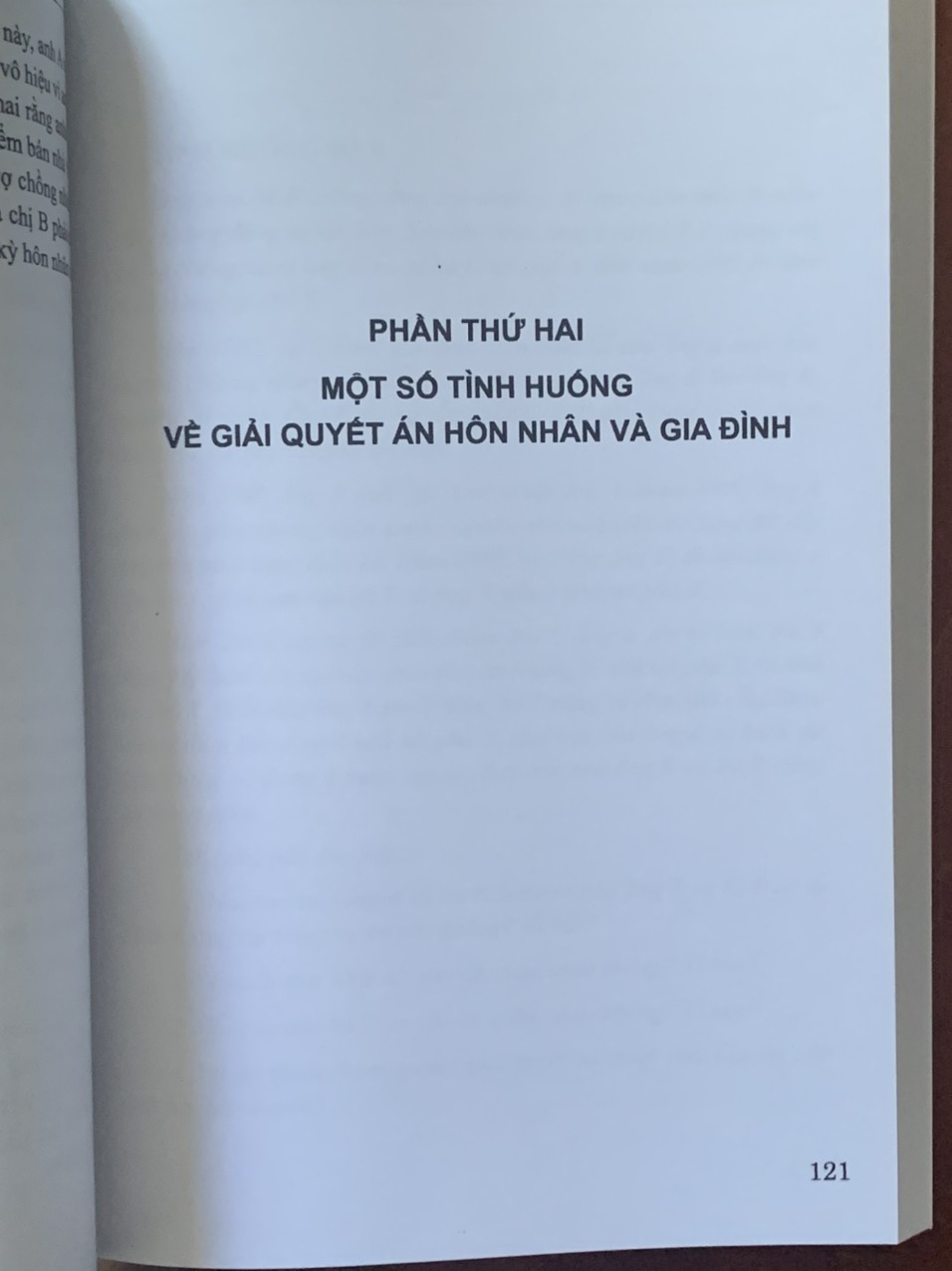 100 câu hỏi về giải quyết vụ việc hôn nhân và gia đình tại tòa án