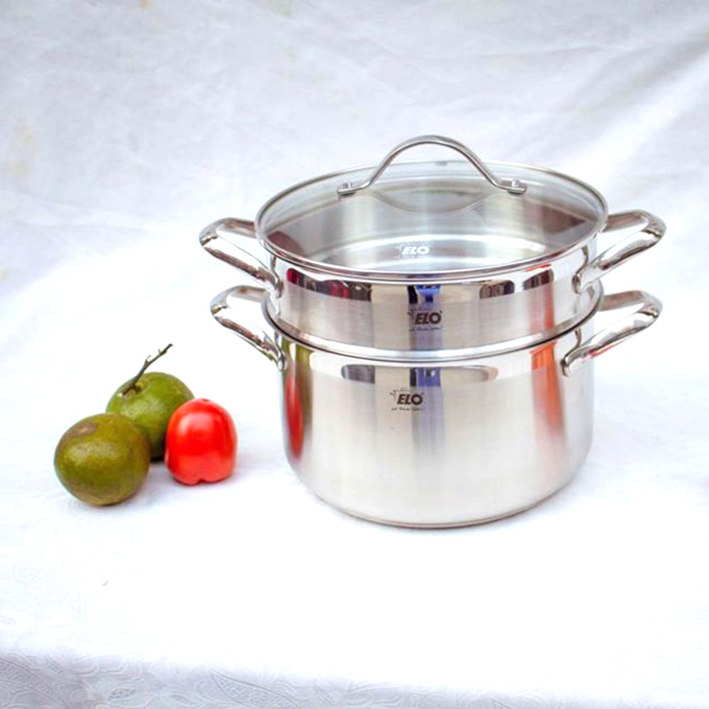 Bộ 5 nồi Inox thân đúc ELO Zurich Premium tặng 1 đồ chơi chó cao su Skye