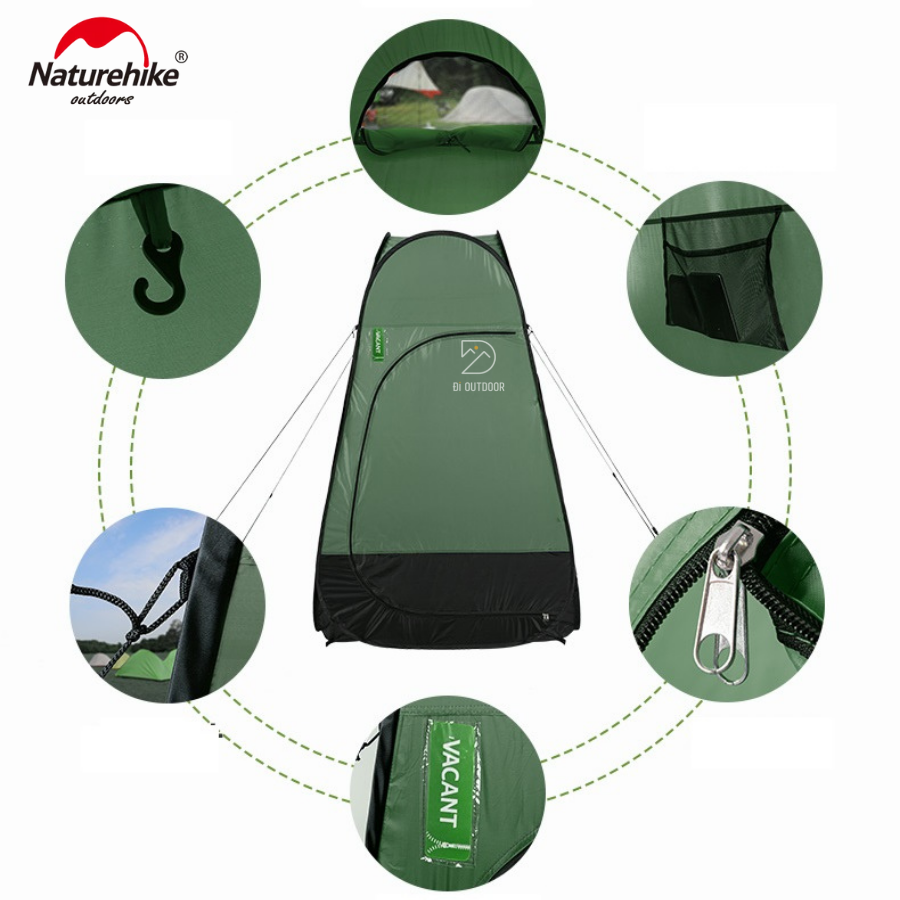 Lều Thay Đồ, Vệ Sinh Dã Ngoại Đa Năng Naturehike NH17Z002-P Lều Câu Cá Xếp Gọn