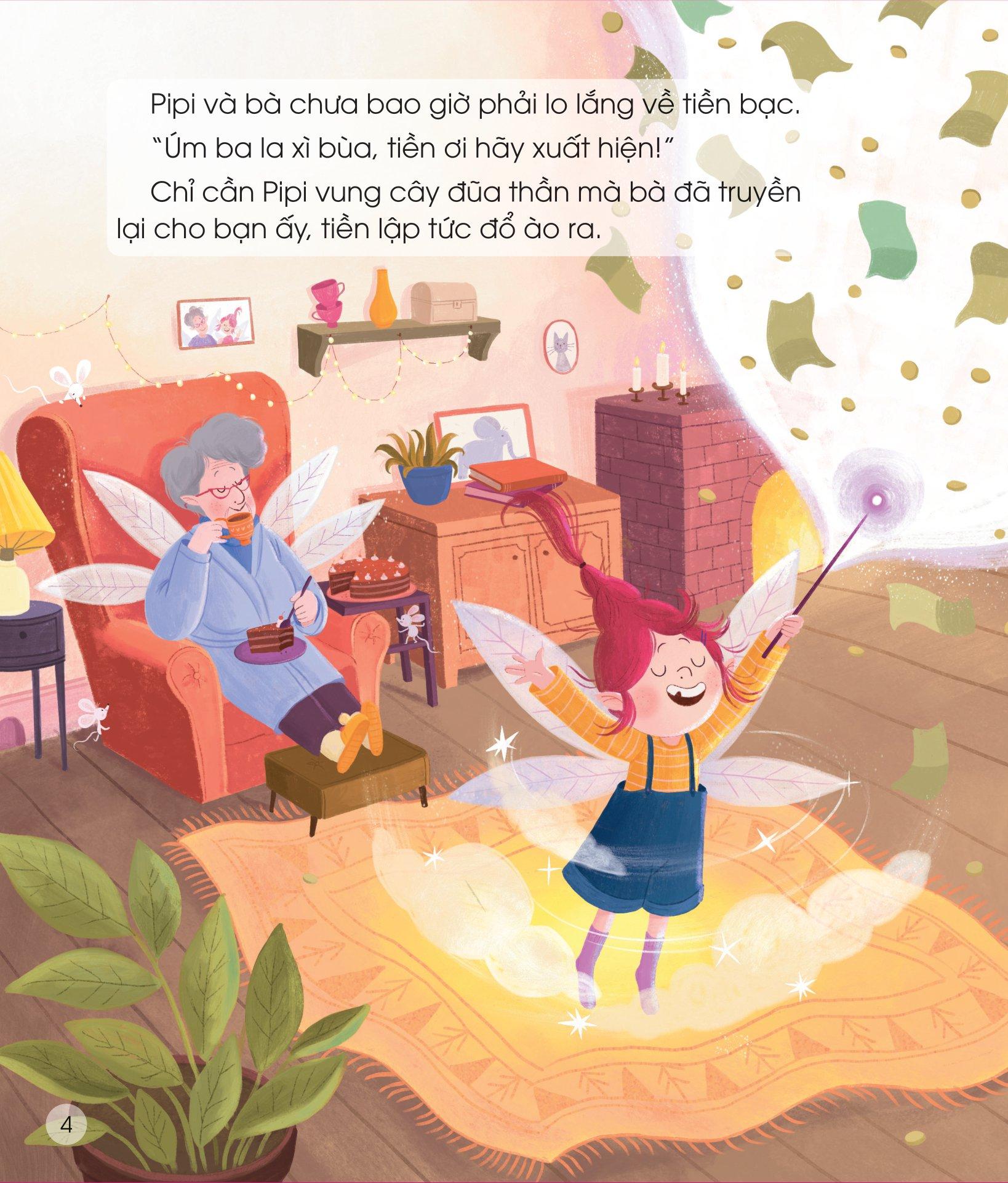 Sách - Kỹ Năng Quản Lý Tài Chính Đầu Đời Cho Trẻ - Kiếm Tiền Thông Minh - Tiêu Tiền Đúng Cách - Hành Trình Đầu Tư Chứng Khoán Của Pipi