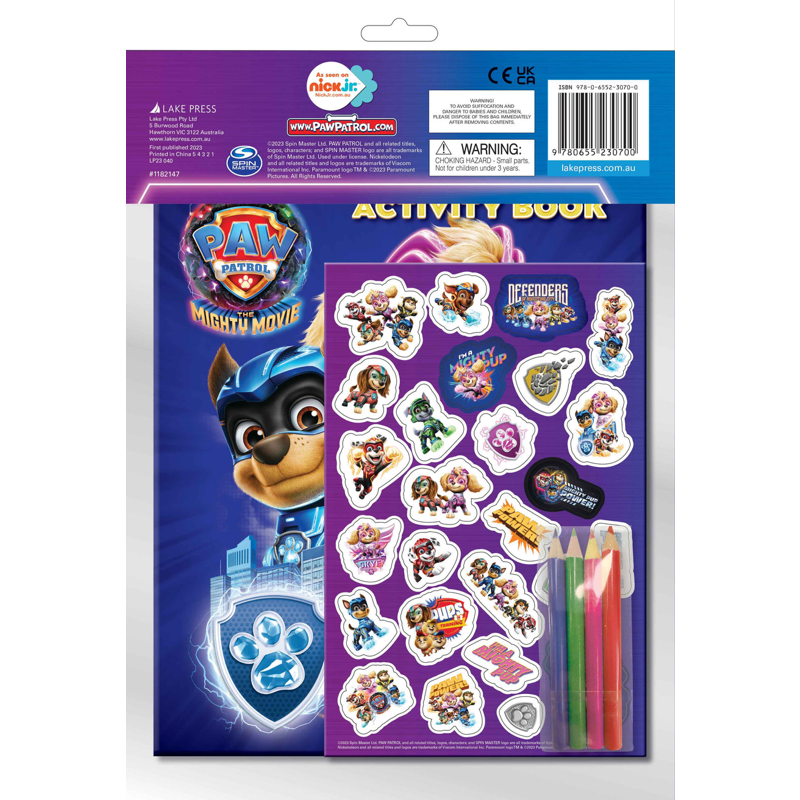 Sách Paw Patrol - Activity Fun Pack - The Mighty Movie