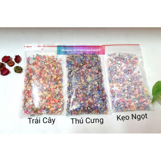 10G Nail Đất Sét Trang Trí Slime ( kéo hình xem chi tiết ) Xthị