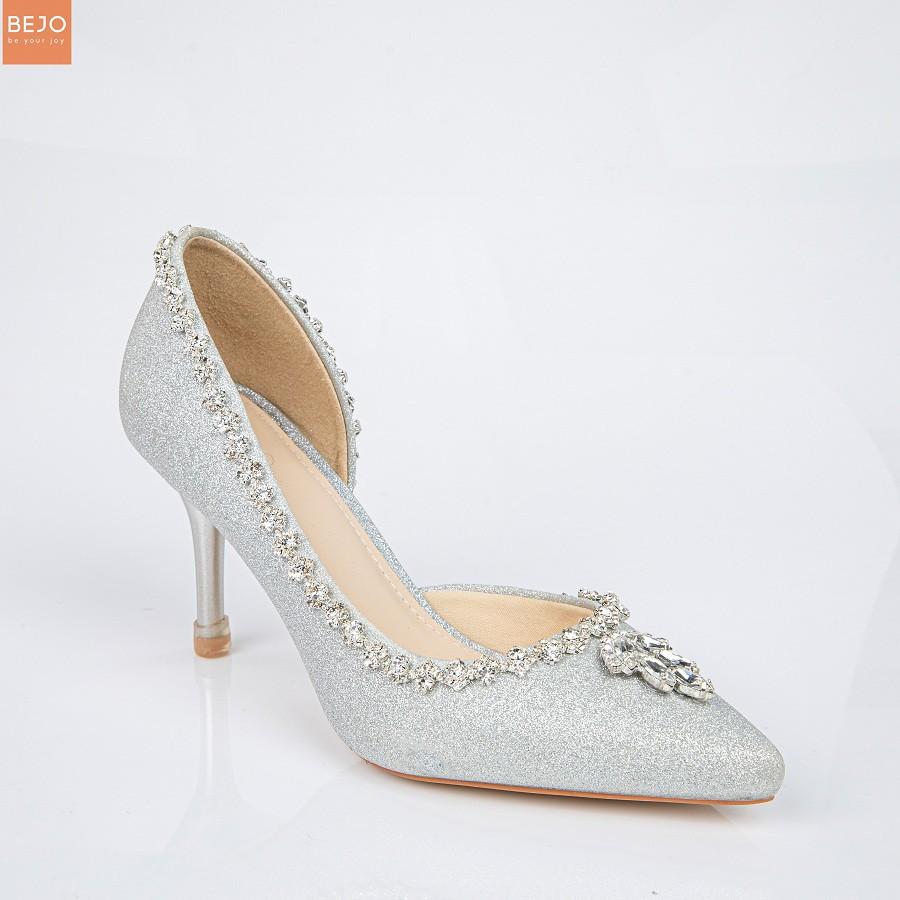 GIÀY CƯỚI - GIÀY CÔ DÂU BEJO H51 XOAN,MŨI NEO - WEDDING SHOES