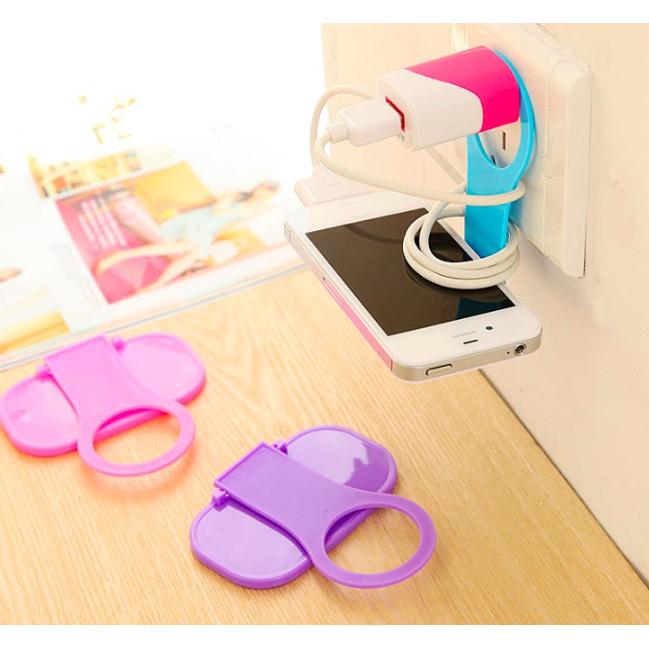 Combo 2 Giá Đỡ Treo Điện Thoại Khi Sạc Siêu Tiện Lợi