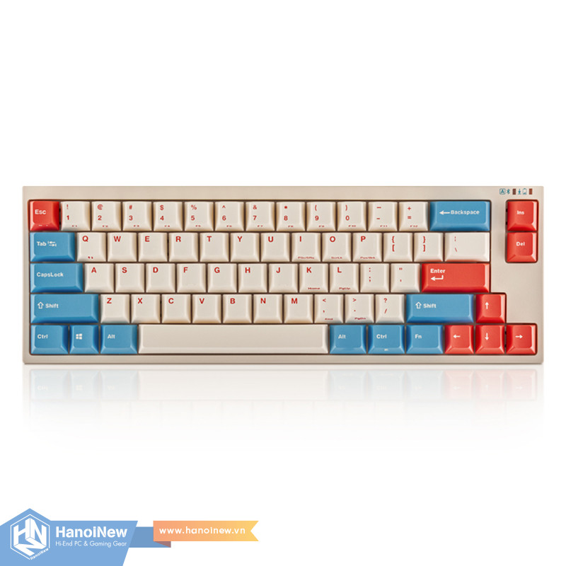 Bàn Phím Cơ Leopold FC660MBT Blue Coral Bluetooth - Hàng chính hãng