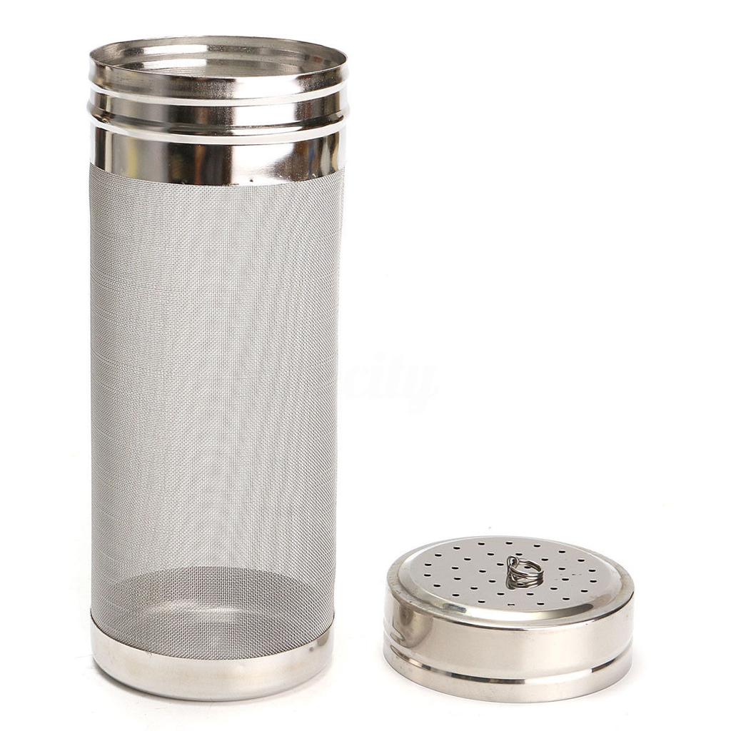 Brewing Hopper Basket, Stainless Steel 300 Micron Mesh – Home DIY Dry Hops Beer and Tea Kettle Brew Filter