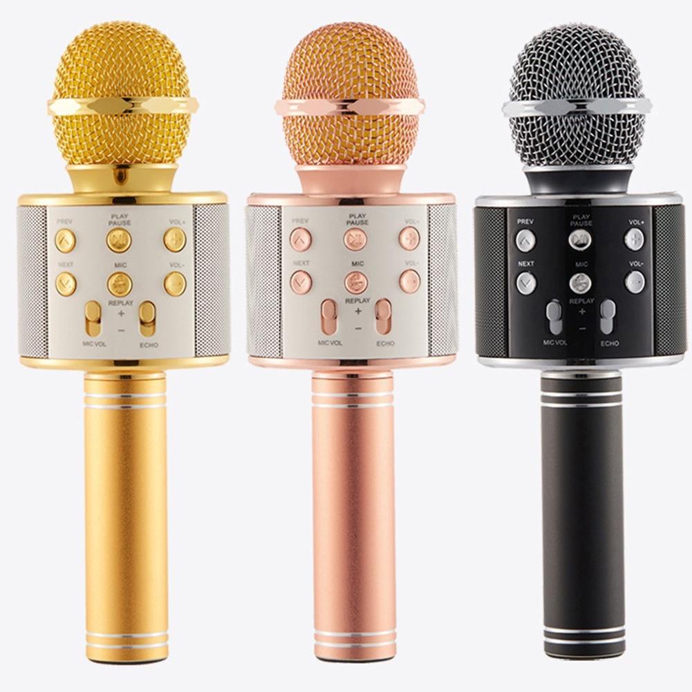 Micro hát karaoke không dây kết nối bluetooth cho điện thoại đa năng