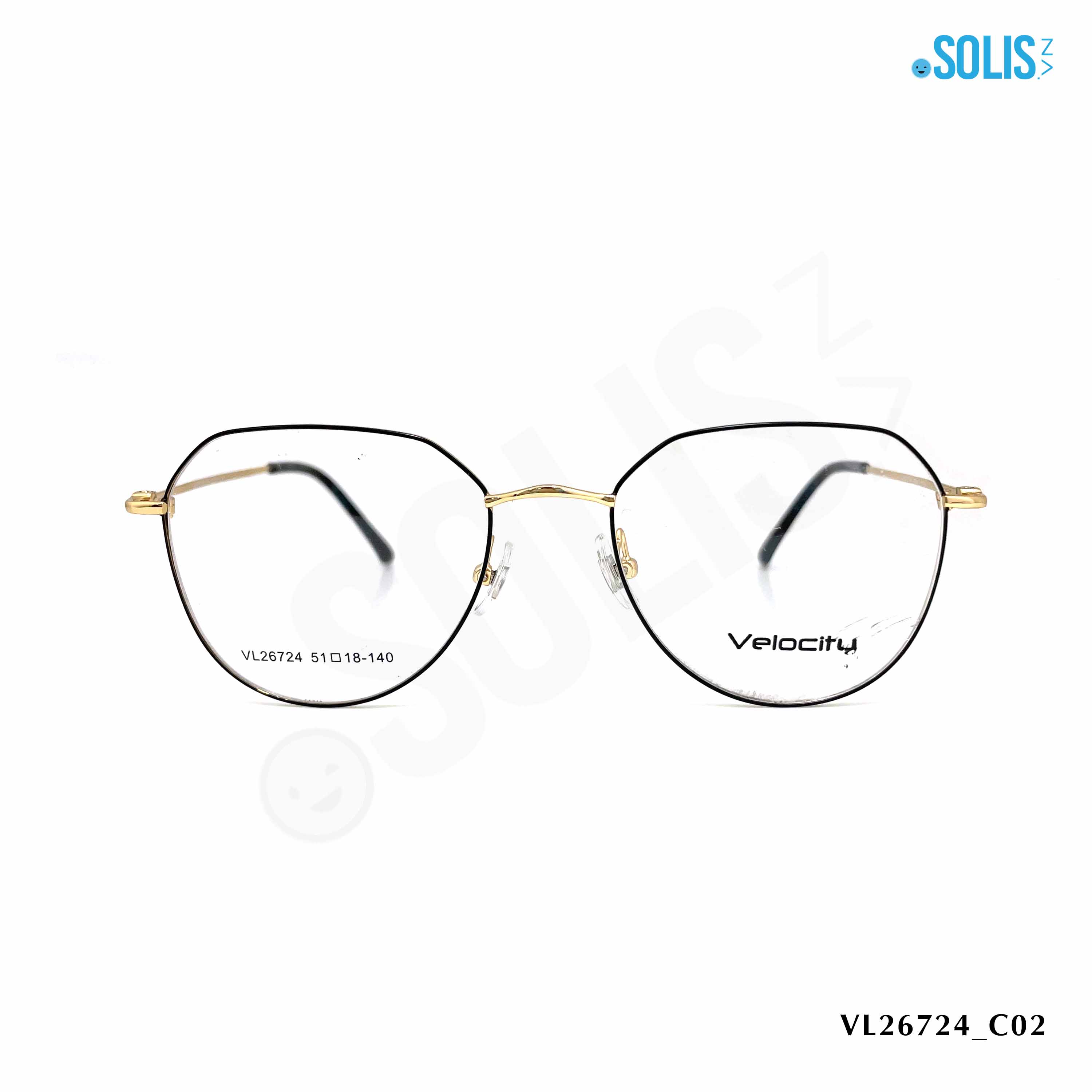 Gọng kính KL Velocity VL26724 - KÍNH KIM LOẠI HIỆU VELOCITY VL26724 KÍCH THƯỚC 51-18-140