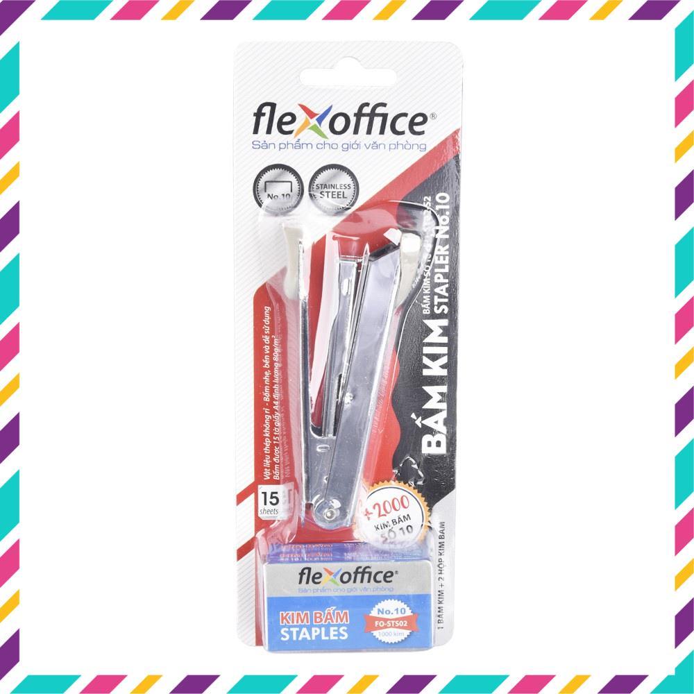 Bộ bấm kim số 10 Flexoffice FO-ST02-S2