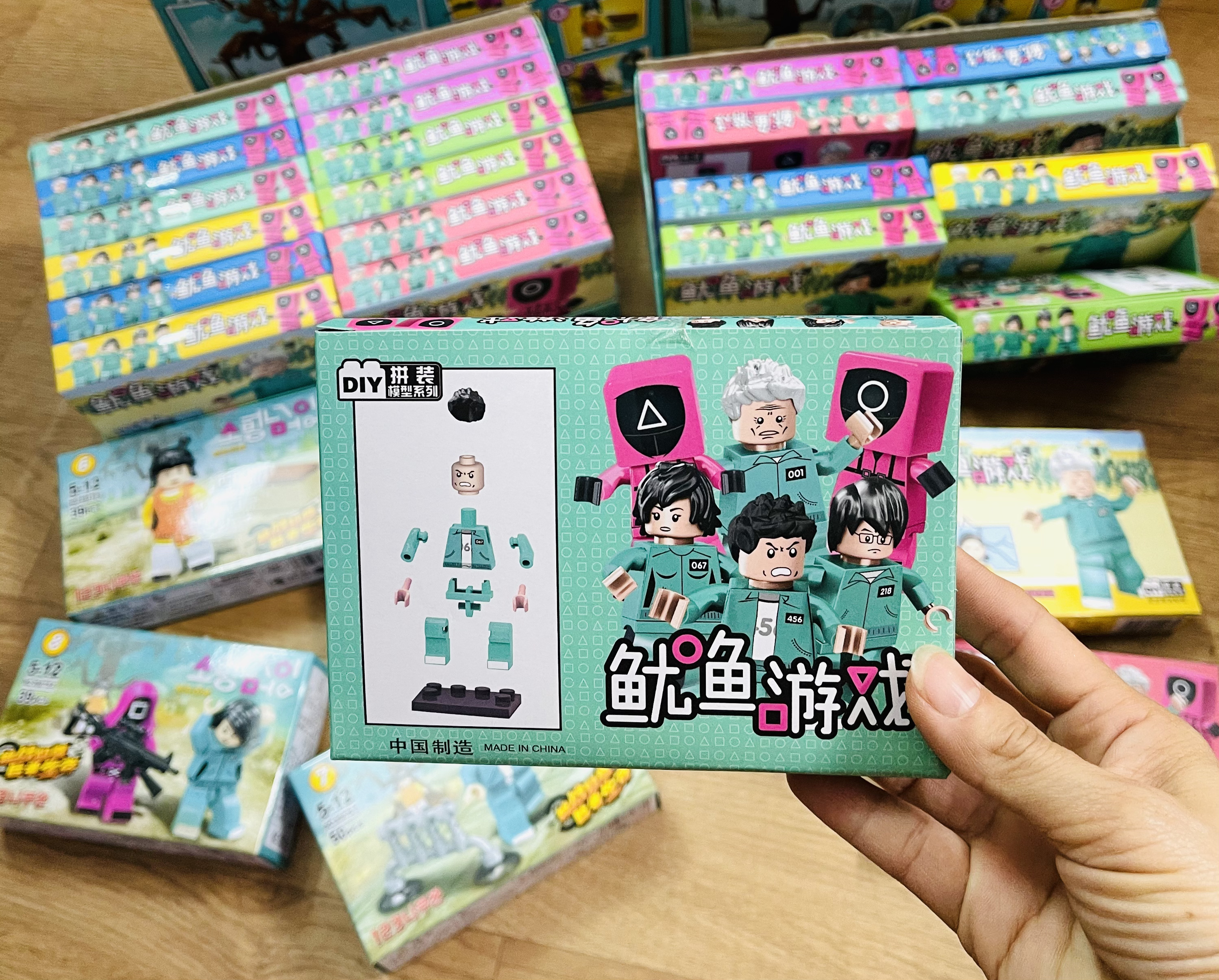 Lego lắp ghép SQUID Game 2-4 hộp khác nhau/ lego con mực