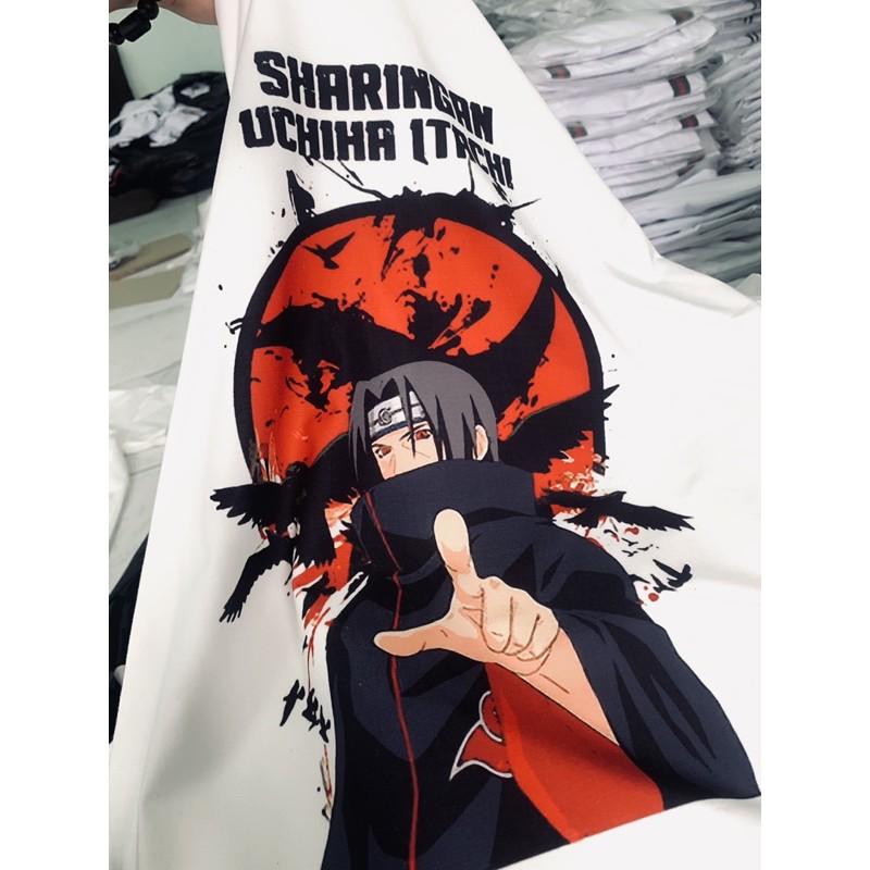 (Ảnh Thật) Áo Uchiha Itachi Naruto Siêu Độc - Áo Thun ITACHI NARUTO Tshirt NT06