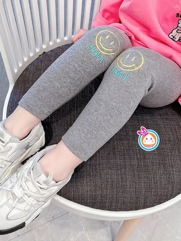 Quần thun dài, quần leggings ôm cho bé gái đi chơi đi học size 10-40kg chất cotton co giãn chuẩn form