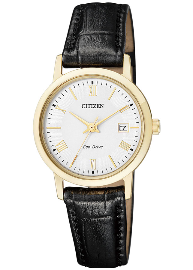 Đồng Hồ Nữ Citizen Dây Da EW1582-03A - Mặt Trắng (Sapphire)