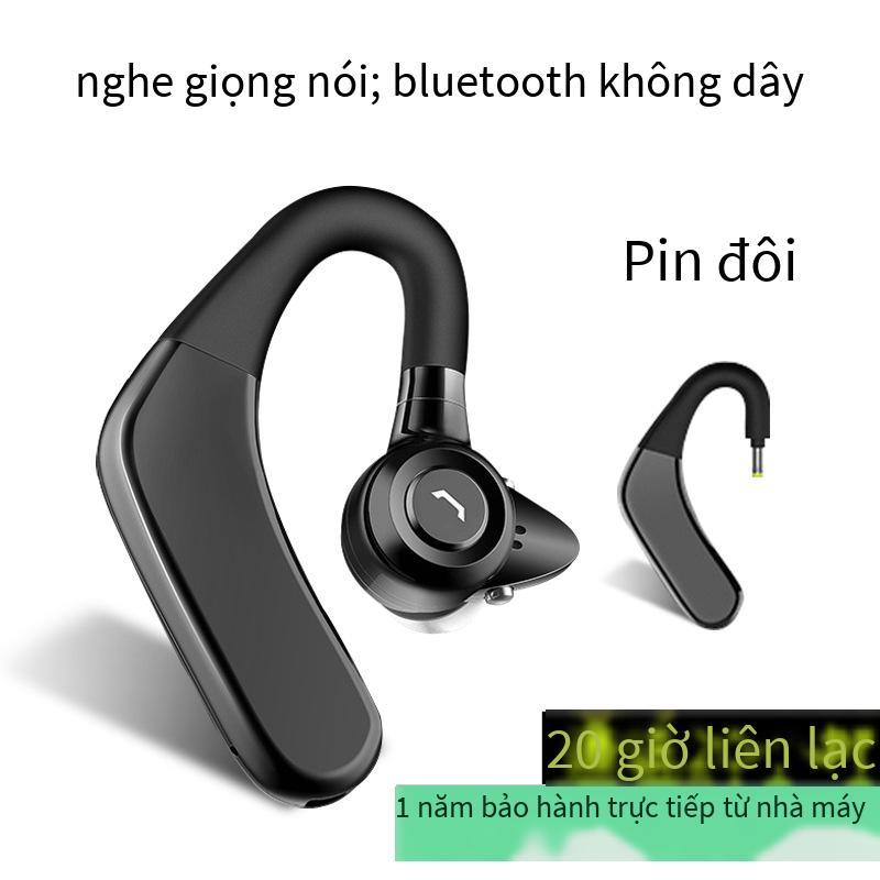 Giao hàng nhanh M5 kinh doanh tai nghe bluetooth âm thanh nổi pin dự phòng siêu dài có thể thay thế mini tai treo tai nghe không dây thông minh