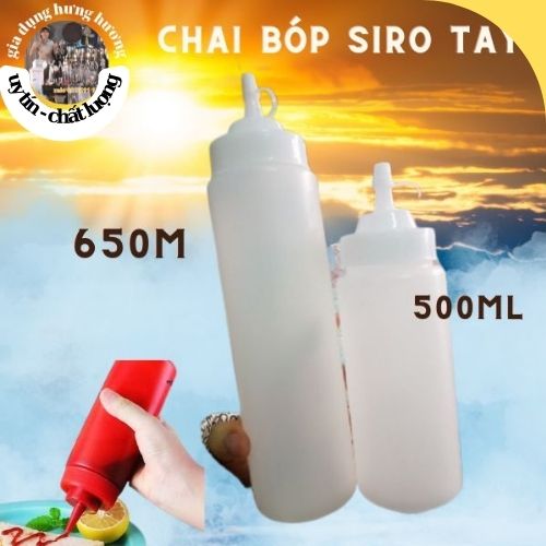 Bình đựng siro 500ml