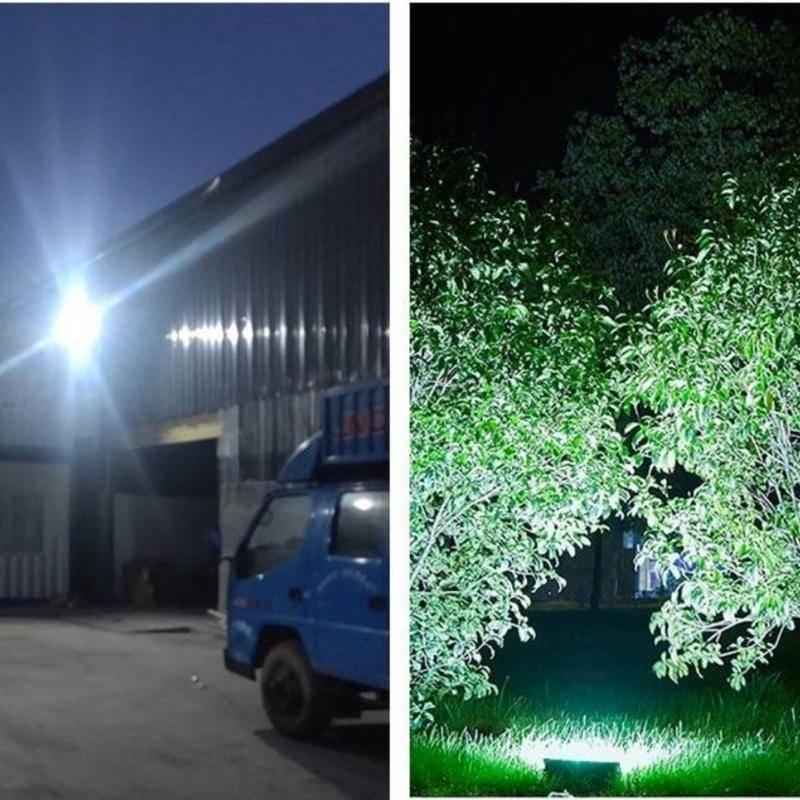 Đèn năng lượng mặt trời đèn pha100W 200W 300W 500W LED vỏ nhôm chống nước thời gian sáng kéo dài