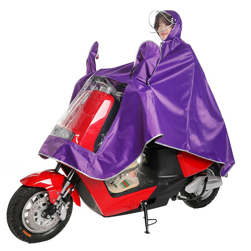 Đảm bảo chất lượng mới jacquard đôi vành xe điện áo mưa người lớn cưỡi áo mưa ngoài trời pin xe ô tô xe máy poncho