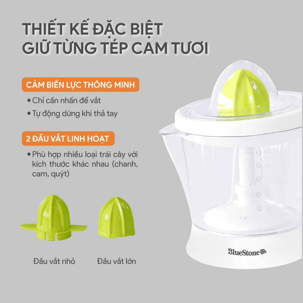 Máy Vắt Cam BlueStone CJB-1129 1 Lít 40W - Hàng chính hãng