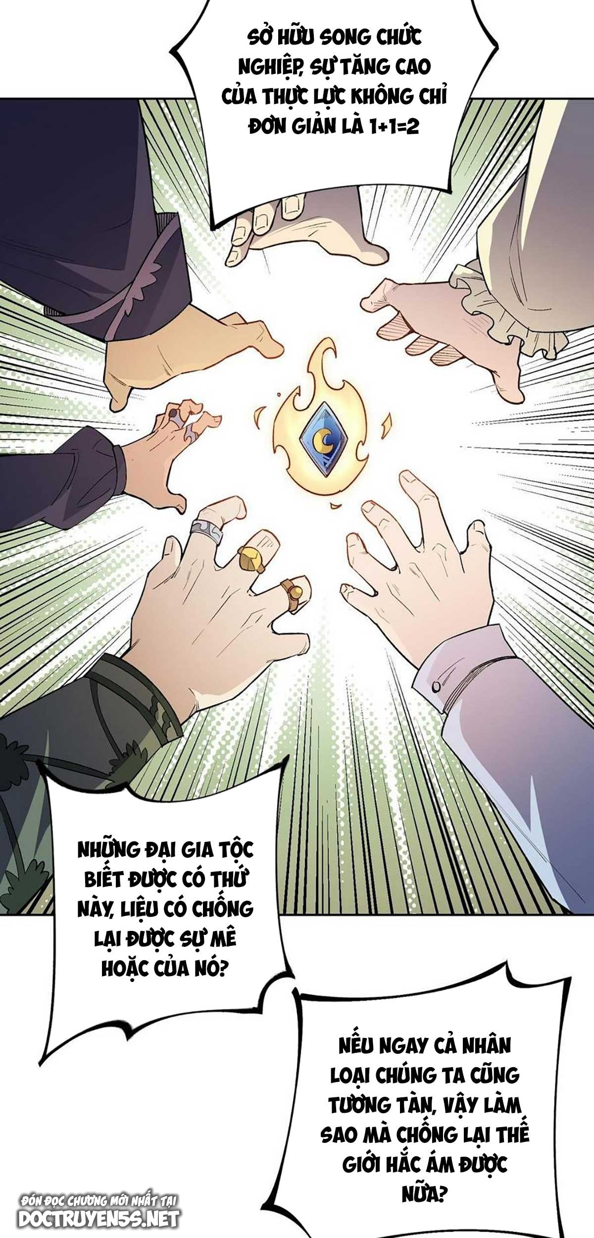 toàn dân chuyển chức: không có chức ta kết thúc thần minh chapter 44 43