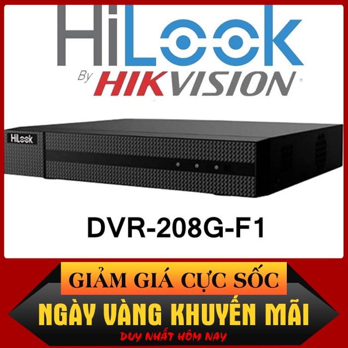Đầu ghi hình TVI-IP 8 kênh HILOOK DVR-208G-F1 - Hàng chính hãng