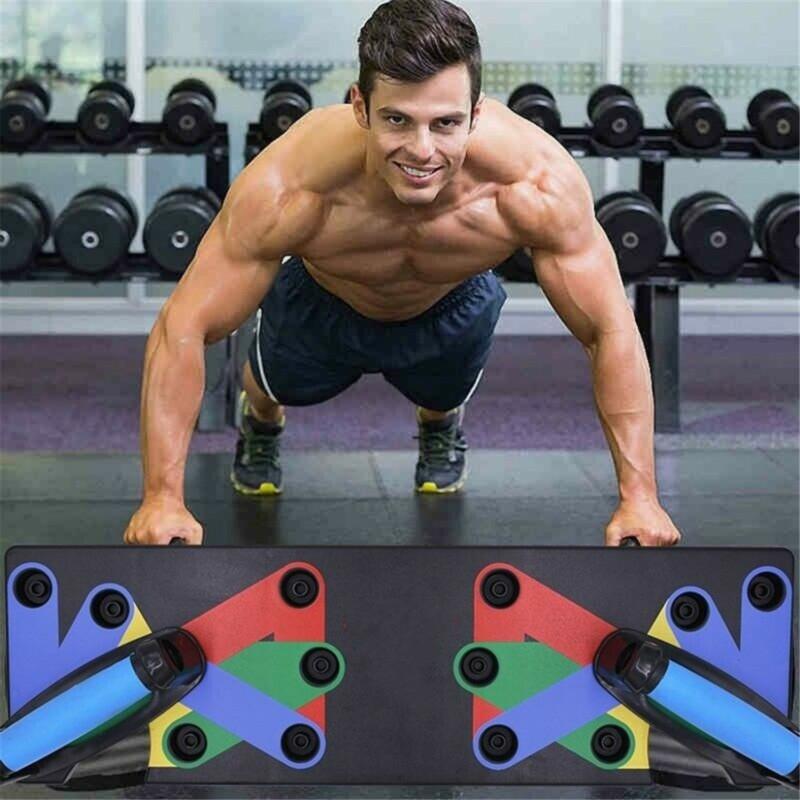Đẩy Lên Giá 9 Trong 1 Tập Thể Dục Tập Thể Dục Tập GYM Nam Nữ Push-Up Bar Dành Cho Tập Thể Dục Tại Nhà và Tập Thể Dục Ejercicio En Casa