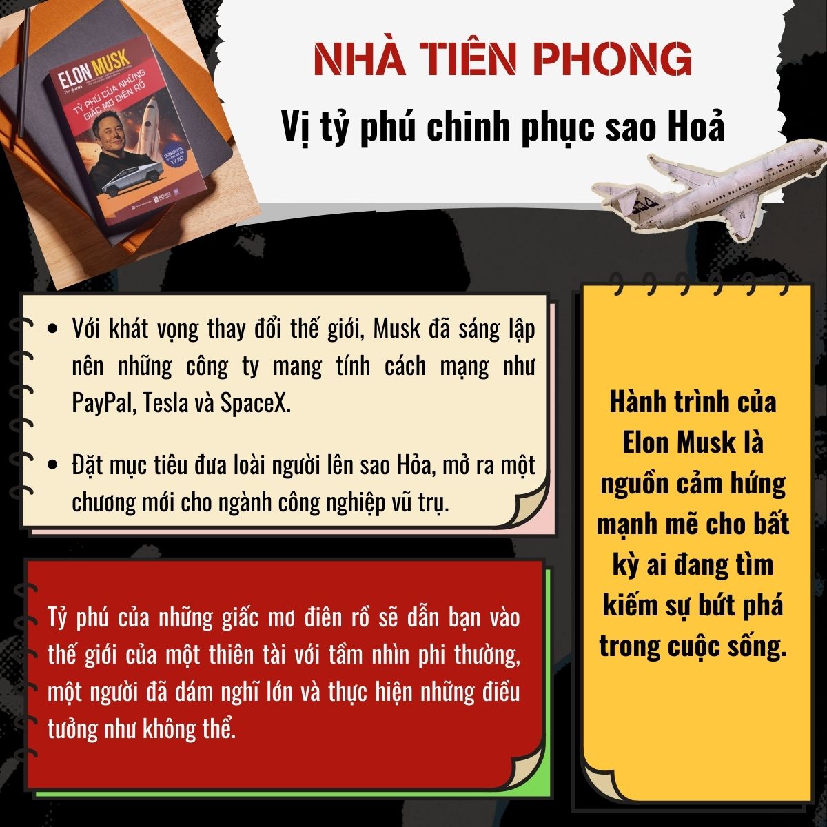 Bộ 3 Cuốn Sách Đế Chế Tỷ Đô: Donald Trump Bậc thầy thương trường và quyền lực Nhà Trắng, Jeff Bezos Gã phù thuỷ ngành thương mại điện tử và Elon Musk Tỷ phú của những giấc mơ điên rồ
