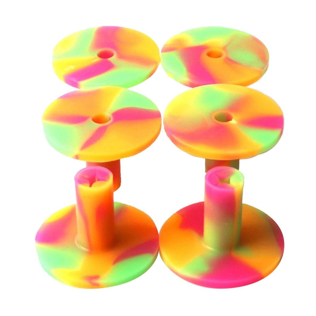 38mm Colorful Golf Tees Holder Tools For Indoor Outdoor Practice Players
