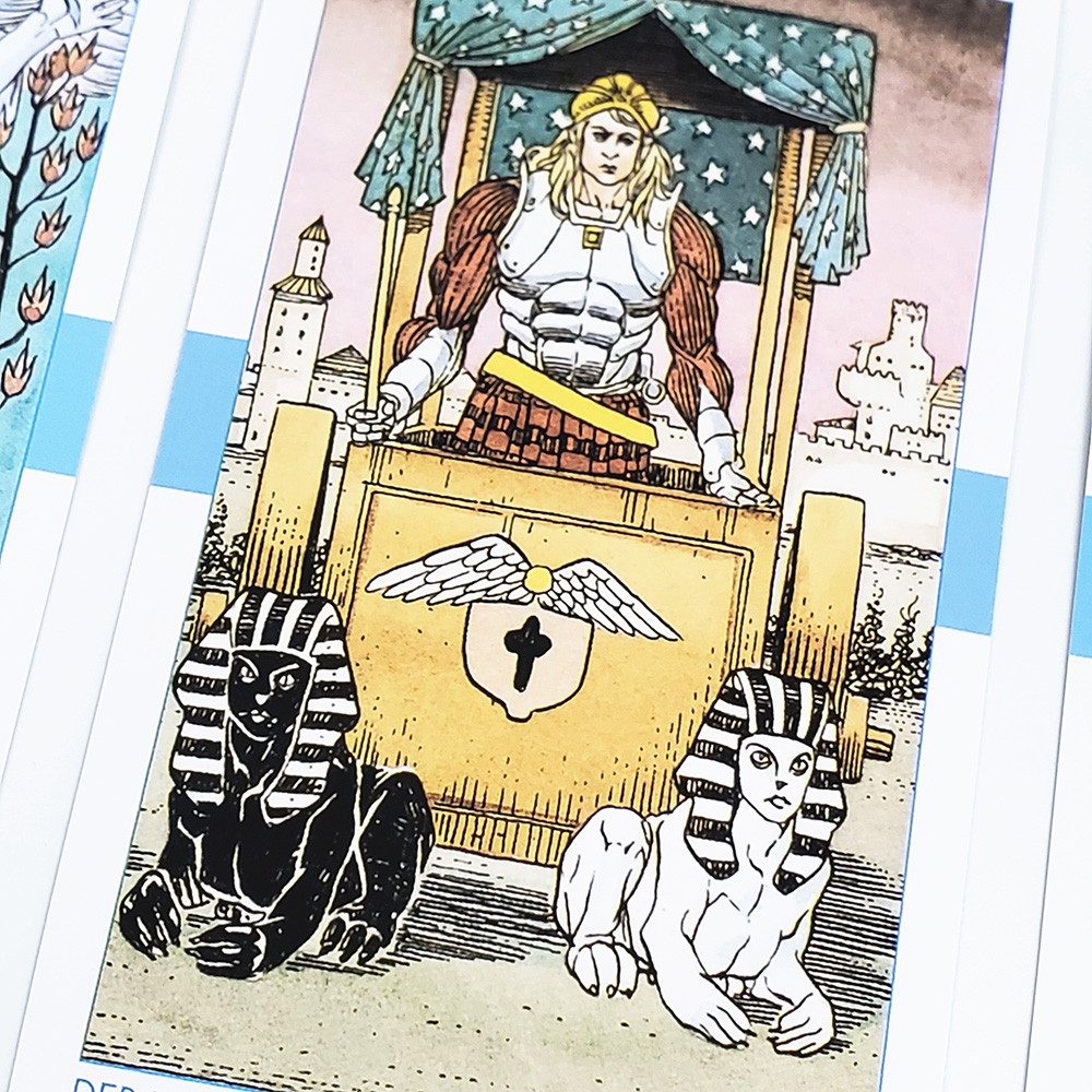 Bộ Bài New Universal Waite Tarot 7x12 Cm Tặng Đá Thanh Tẩy