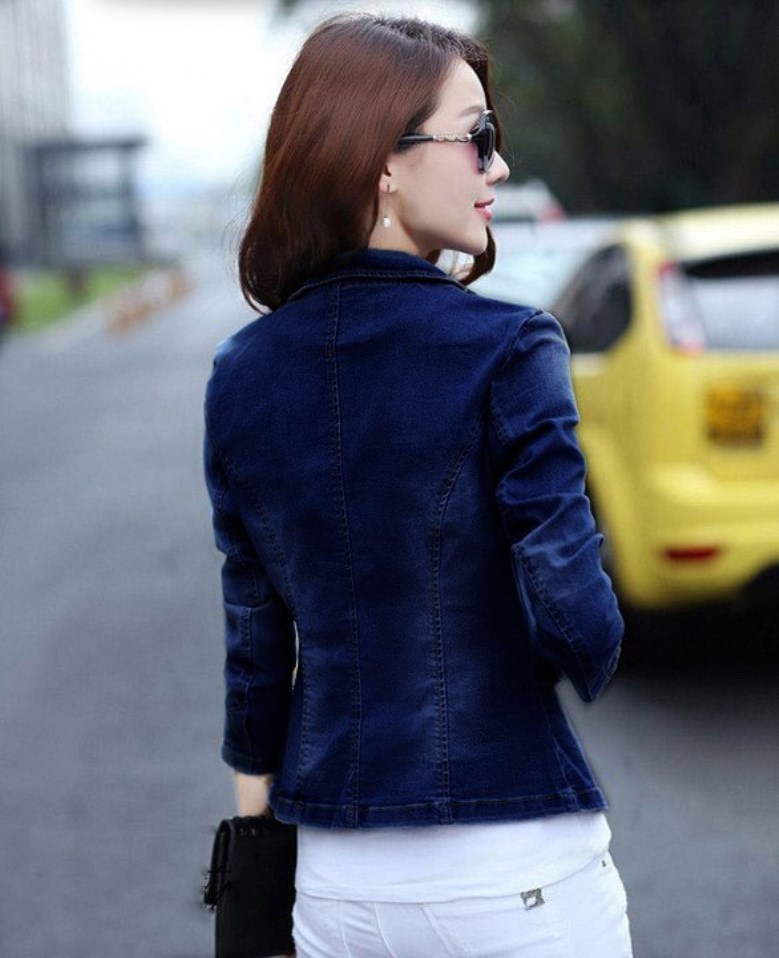 Áo khoác jean nữ cá tính cực xinh BY1068