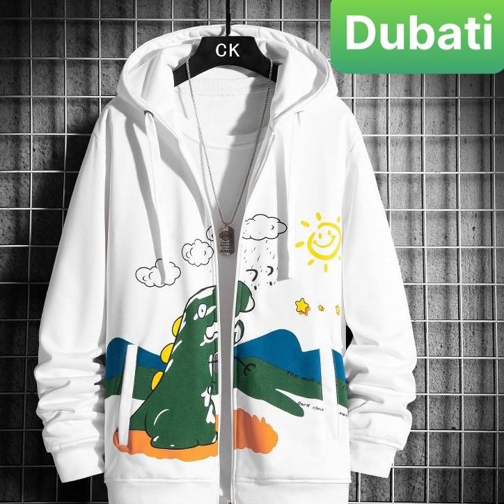 ÁO KHOÁC HOODIE NAM NỮ KHỦNG LONG DÂY KÉO SÀNH ĐIỆU CHỐNG LẠNH NẮNG, NÓNG HÈ ĐÔNG SIÊU HOT - DUBATI FASHION