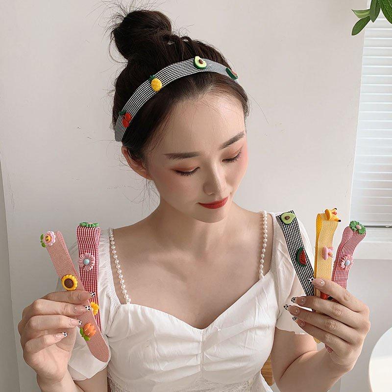 Băng đô dán tóc kỳ diệu phong cách hè cho các bạn gái