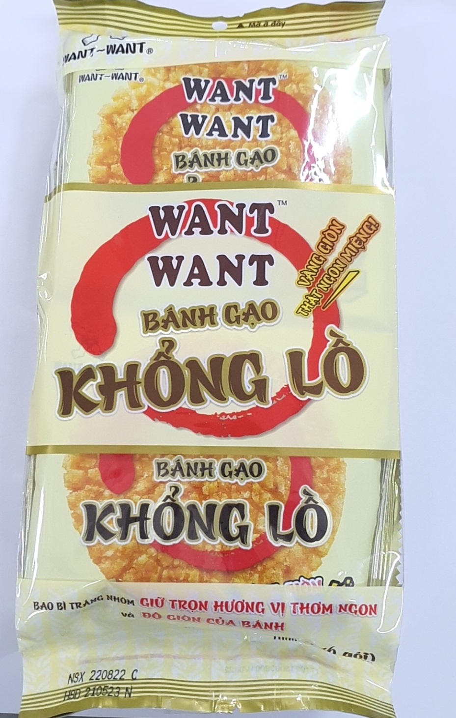 Bánh gạo Want Want khổng lồ 135g