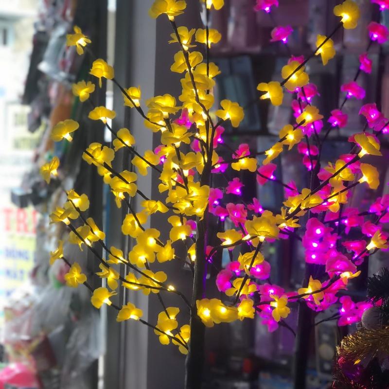CÂY HOA MAI, HOA ĐÀO ĐÈN LED 1M2 CAO CẤP BẢO HÀNH 1 THÁNG