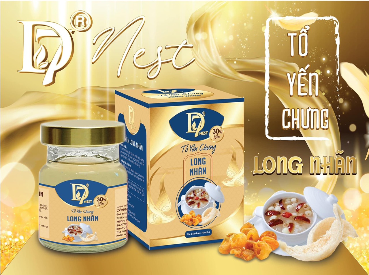 Combo 3 hủ yến chưng LONG NHÃN bổ dưỡng - D7