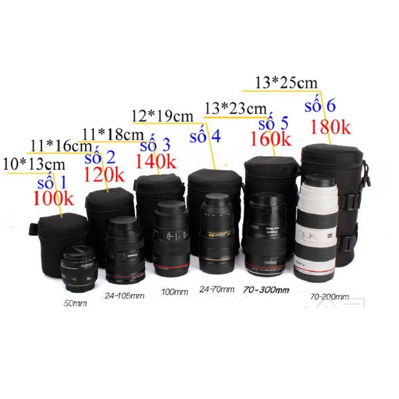 Túi đựng lens ống trúc