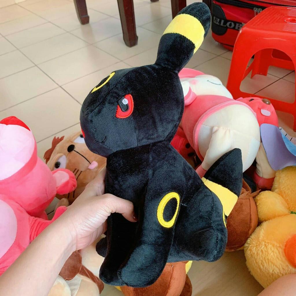 Gấu Bông Mèo Umbreon  (35 Cm) Gb64 (Đen Phối Vàng)