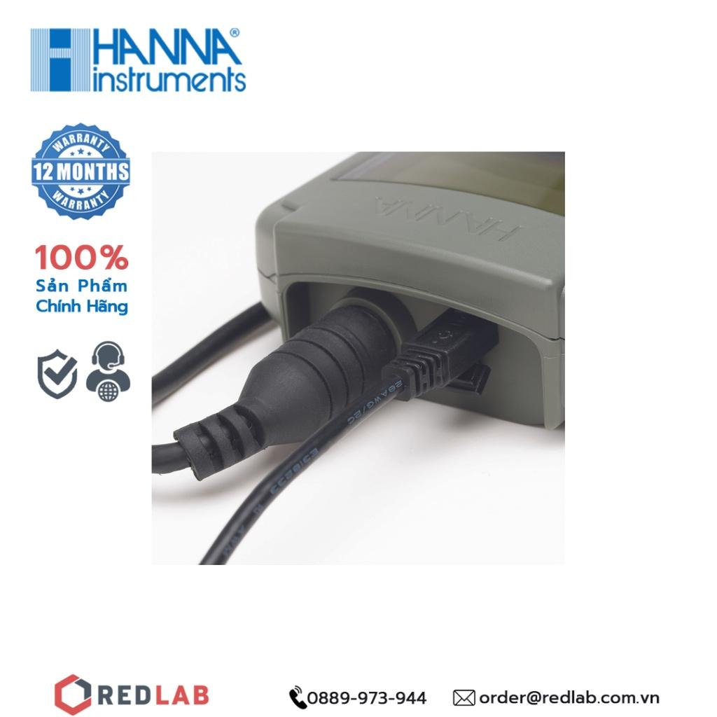 Máy đo nhiệt độ/oxy hoà tan Hanna HI98193, bảo hành 12 tháng