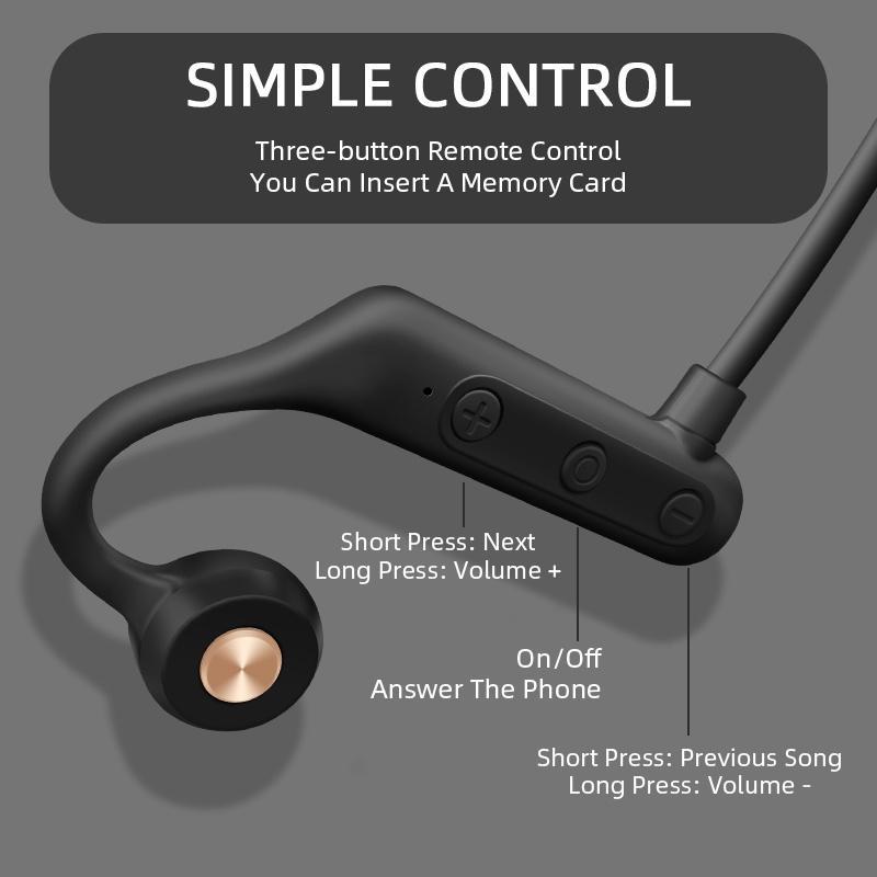 Tai Nghe Bluetooth K79 Truyền Âm Qua Xương Chống Thấm Nước Có Mic Cho Android IOS