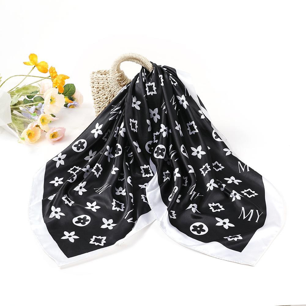 50 mẫu khăn lụa bandana quấn áo - Khăn turban đội đầu 90x90cm