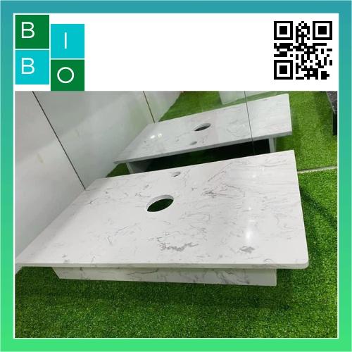 Bàn Đá Lavabo Trắng, Bàn Đá Chậu Rửa Mặt Đá Nhân Tạo Cao Cấp