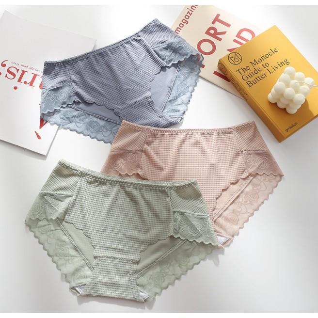 Set 5 chiếc quần lót đúc su phối ren